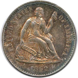 image for: 1862 H10c PCGS MS65 * Color *
