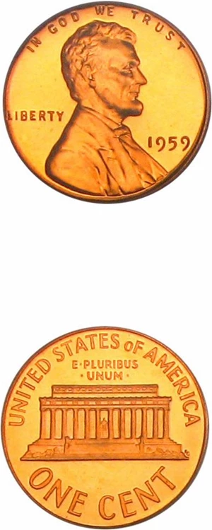image for: 1959 1c PCGS Proof 69 RD Cameo
