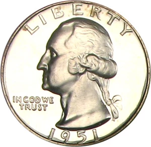 image for: 1951 25c PCGS Proof 67 Cameo