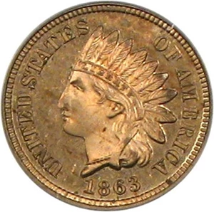 image for: 1863 1c PCGS Proof 64