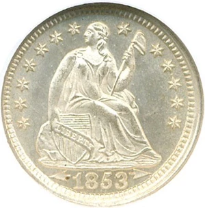 image for: 1853 H10c NGC MS66 (Arrows)