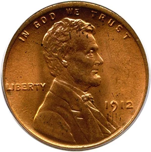 image for: 1912 1c PCGS MS65 RD