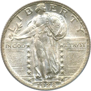 image for: 1928 25c PCGS/CAC MS65 FH