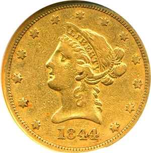 image for: 1844-O $10 NGC VF30