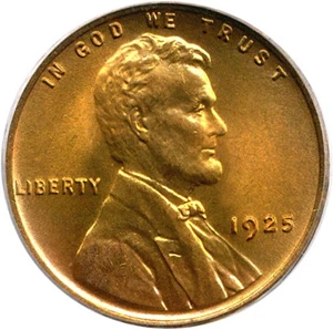 image for: 1925 1c PCGS MS67 RD