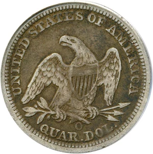 image for: 1844-O 25c PCGS VF20
