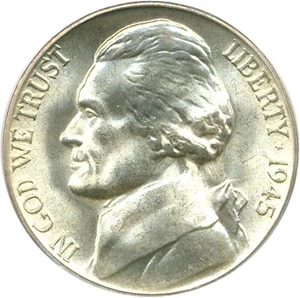 image for: 1945-P 5c PCGS MS65 FS