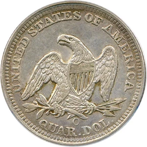 image for: 1859-O 25c PCGS/CAC XF45