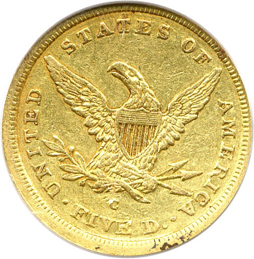 image for: 1841-C $5 PCGS XF45
