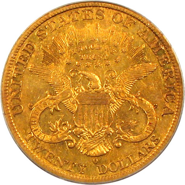 image for: 1879-O $20 PCGS VF35