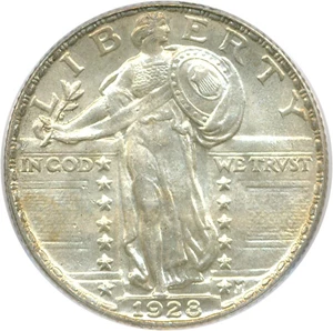 image for: 1928 25c PCGS/CAC MS64 FH