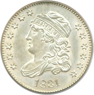 image for: 1831 H10c PCGS MS64