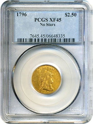 image for: 1796 $2 1/2 PCGS XF45 (No Stars)