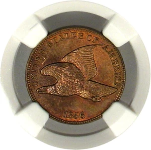 image for: 1856 1c NGC Proof 65 (Flying Eagle)