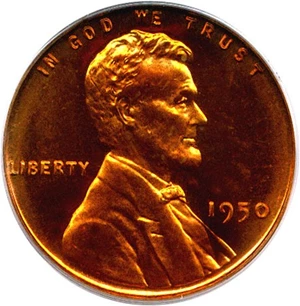 image for: 1950 1c PCGS Proof 66 RD Cameo