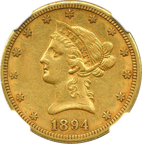 image for: 1894-O $10 NGC XF45