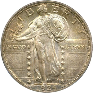 image for: 1924 25c PCGS MS65 FH