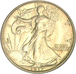 image for: 1917-D 50c PCGS/CAC MS65 (Mintmark Reverse)