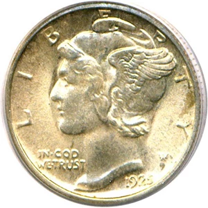 image for: 1925-S 10c PCGS MS65 FB