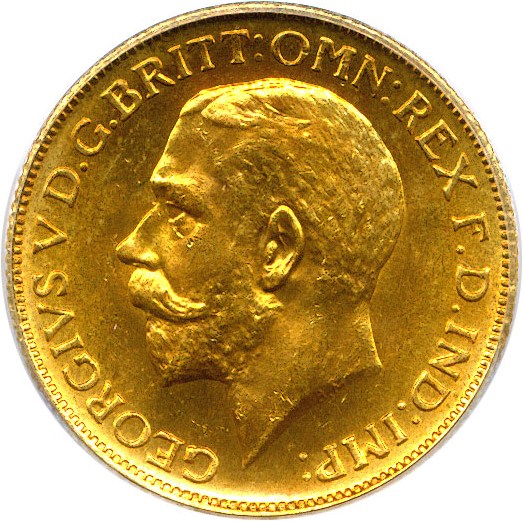 image for: Australia: 1911-S Sov PCGS MS64 (KM-29)