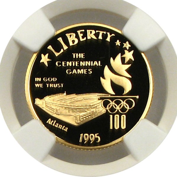 image for: 1995-W $5 NGC Proof 69 UCameo (Olympic Stadium)