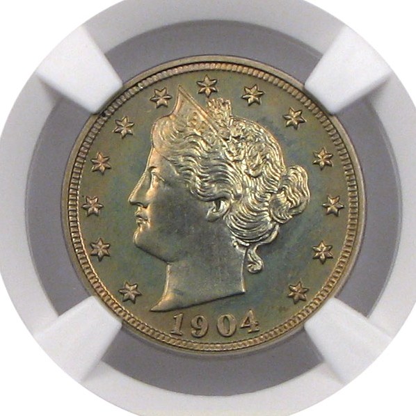 image for: 1904 5c NGC Proof 66