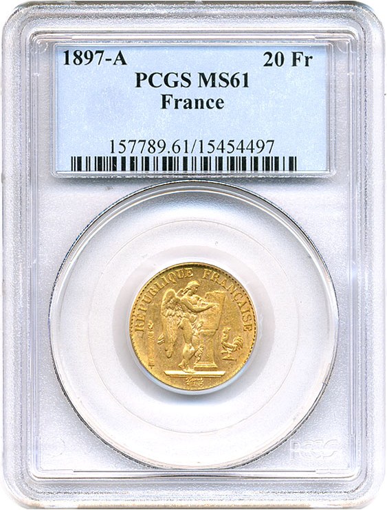 1897-A     20 Fr MS (KM-825) thumbnail 3