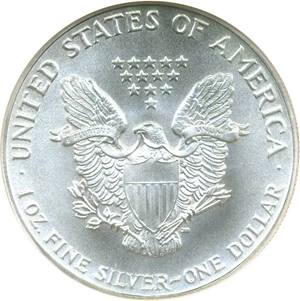 image for: 1986 $1 NGC MS70 (Silver Eagle)
