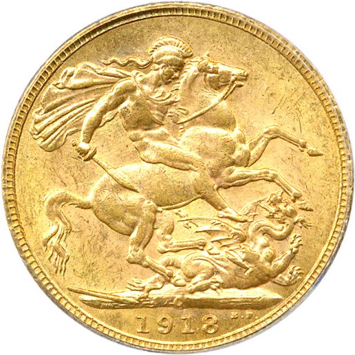 image for: Canada: 1918-C Sov PCGS MS62
