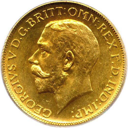 image for: Australia: 1911-S Sov PCGS MS63 (KM-29)