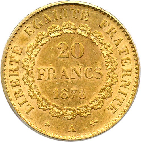 1878-A     20 Fr MS (KM-825) thumbnail 3