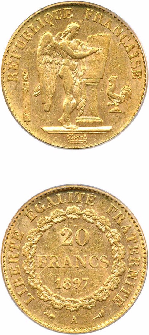 1897-A     20 Fr MS (KM-825) thumbnail 7