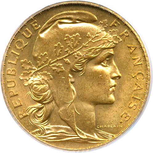 1907 G20 Fr Rooster MS