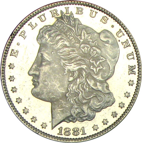 image for: 1881-O $1 PCGS MS64 DMPL