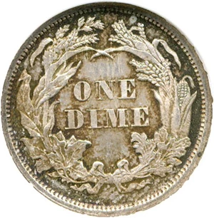 image for: 1873 10c NGC/CAC Proof 65