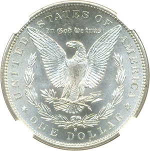 image for: 1889-S $1 NGC MS66