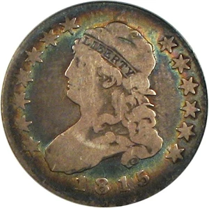 image for: 1815 25c PCGS/CAC VG-10 * Color *