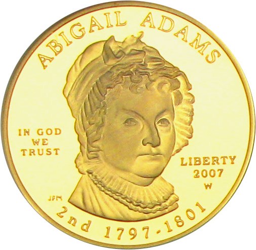 image for: 2007-W $10 NGC Proof 70 UCameo (Abigail Adams)