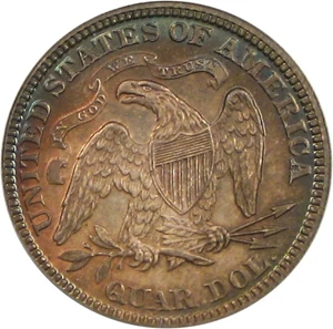 image for: 1872 25c PCGS Proof 62 Cameo * Color *