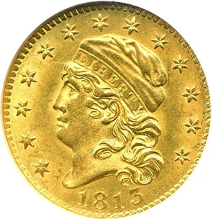 image for: 1813 $5 NGC/CAC MS63