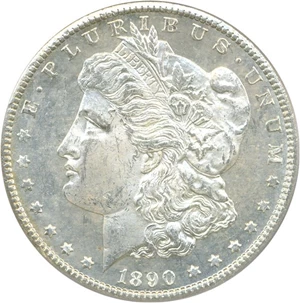 image for: 1890-CC $1 PCGS MS63 DMPL