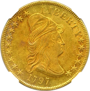 image for: 1797 $10 NGC AU58 (Large Eagle)