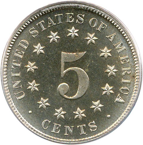 image for: 1878 5c PCGS Proof 65 Cameo