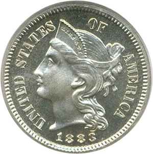 image for: 1883 3cN PCGS/CAC Proof 67 Cameo