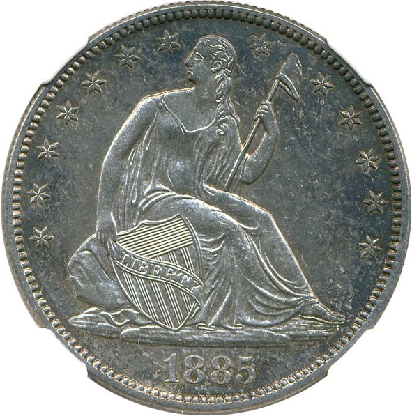 image for: 1885 50c NGC Proof 61