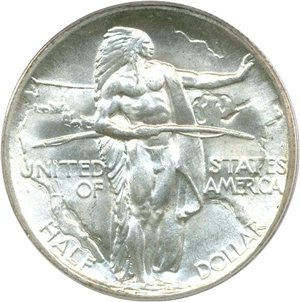 image for: 1934-D Oregon 50c PCGS/CAC MS65