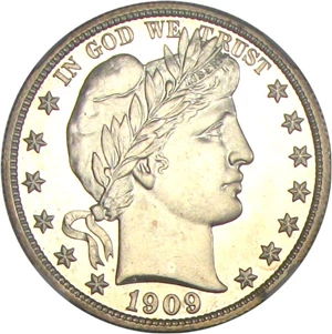image for: 1909 50c NGC/CAC Proof 66 Cameo