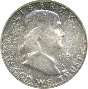 image for: 1951 50c PCGS MS65