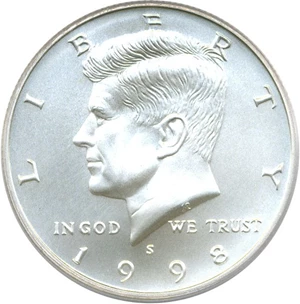 image for: 1998-S 50c PCGS SP70 (SMS)