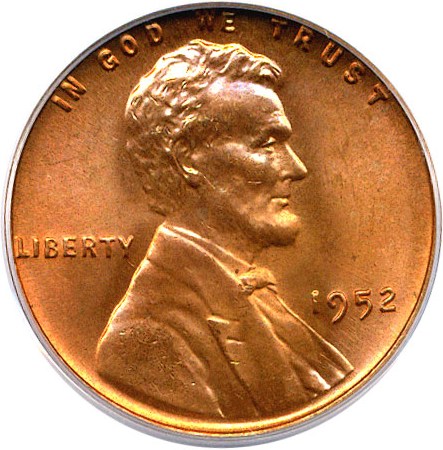 image for: 1952 1c PCGS MS66 RD